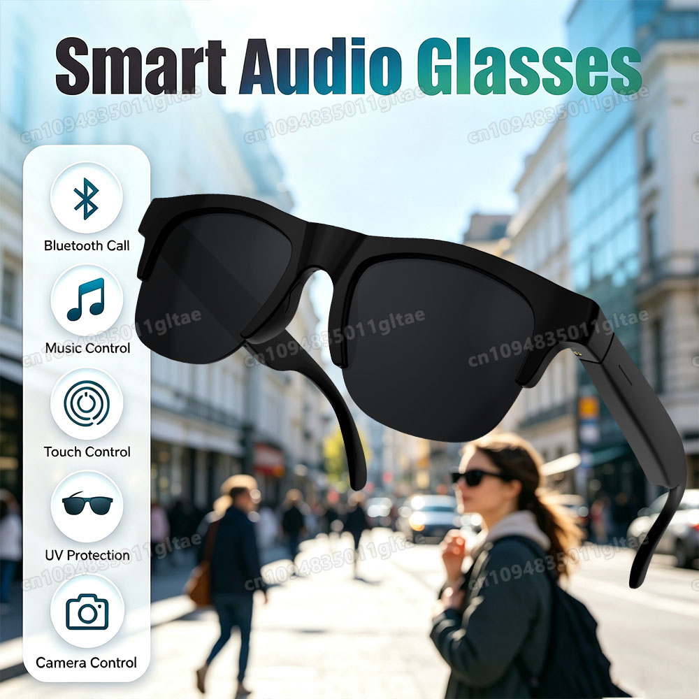 Gaming Glasses Blue - NUEVAS Gafas Inteligentes V5.3 con Bluetooth,