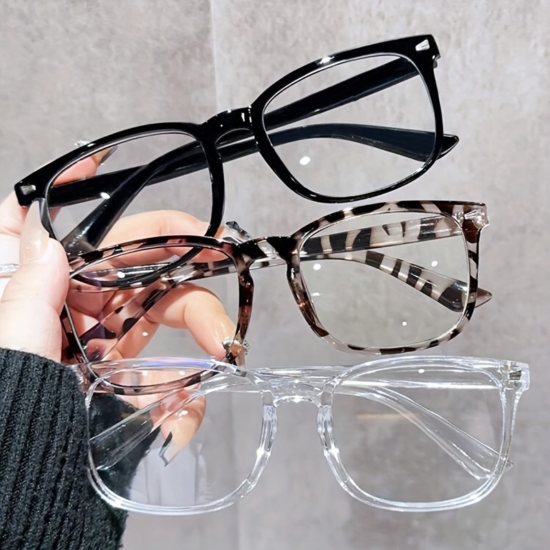 Gaming Glasses Blue - Gafas cuadradas antiluz azul para hombres