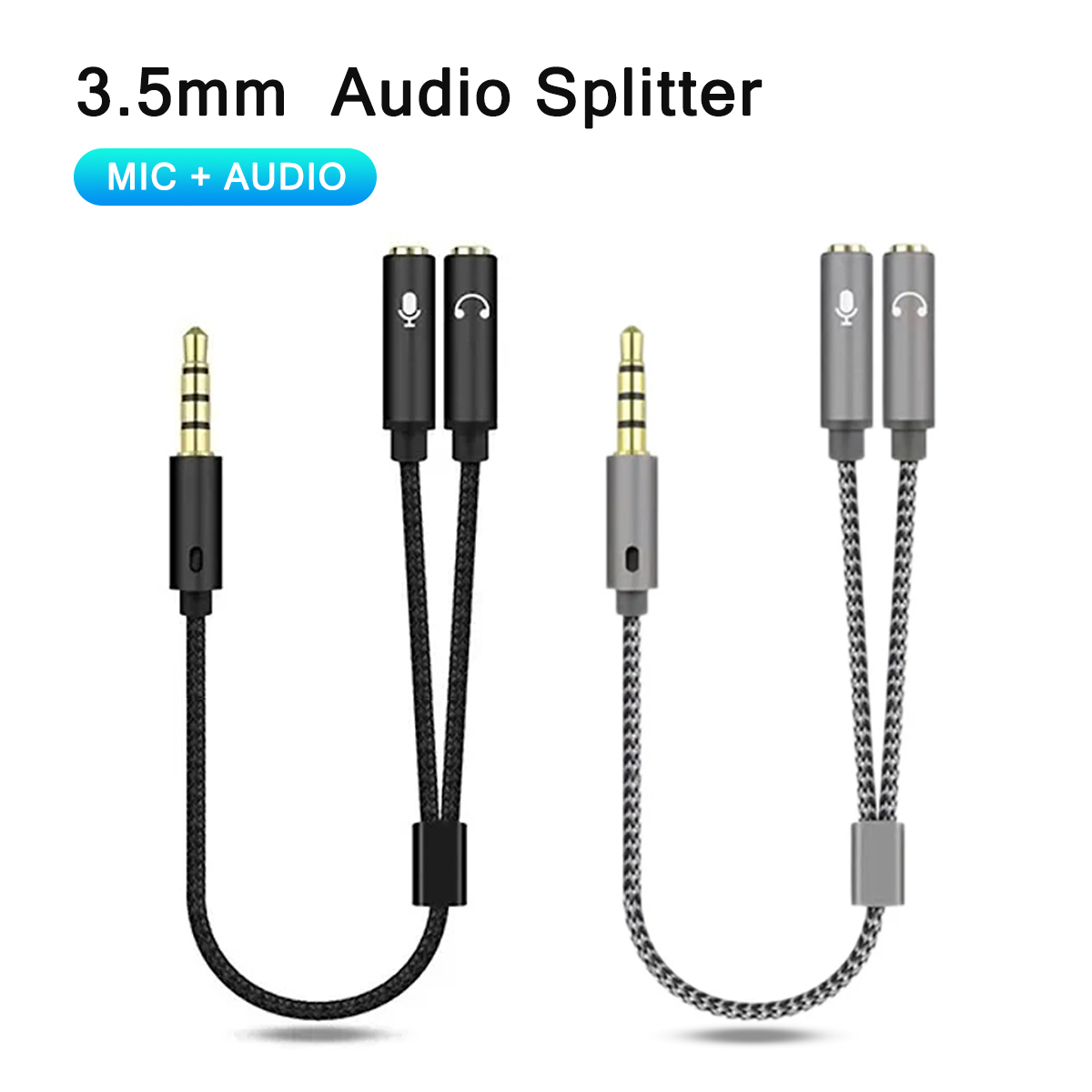 Esports Gaming Splitter - Divisor de auriculares 3,5 mm Audio