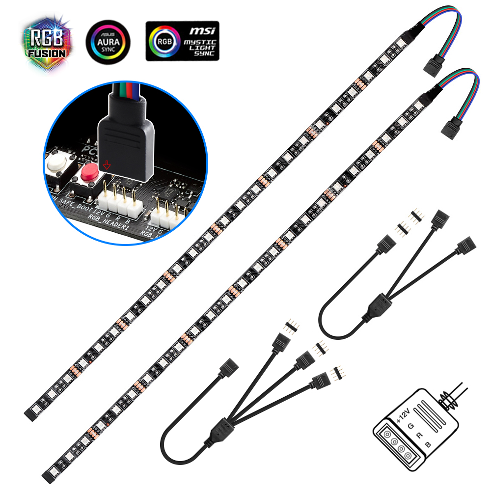Esports Gaming Splitter - Tira de luces LED RGB para