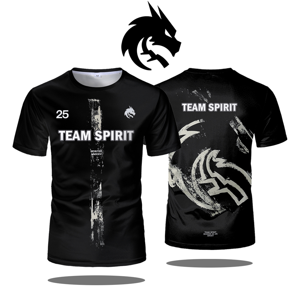 Esports Gaming T Shirt - Camisetas de 2025 de equipo Spirit