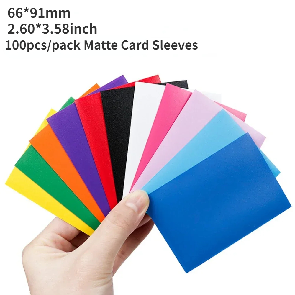 Esports Gaming Sleeve - Fundas de tarjetas mate de 66x91mm,