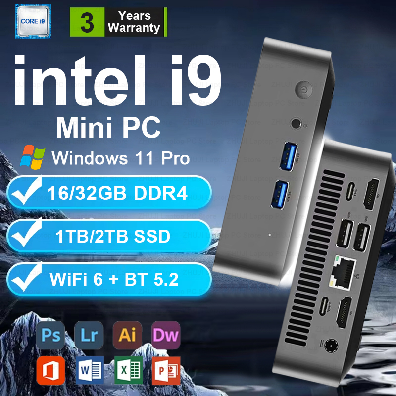 Esports Gaming Sleeve - Mini PC con Windows 11, Intel