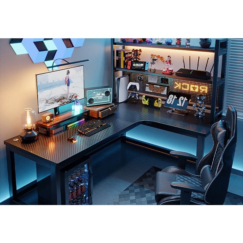 Escritorio esquinero en forma  - Esports Gaming School reseña y precio