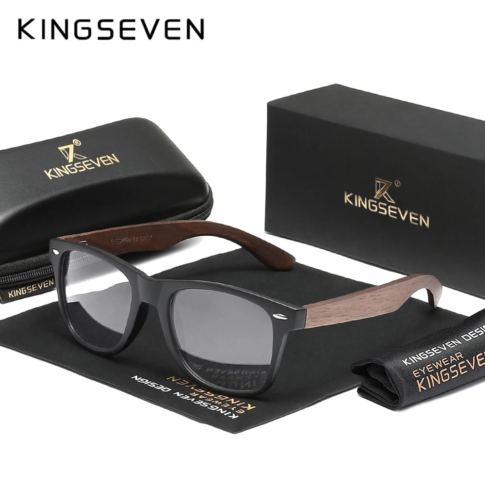Gafas de Madera Clásicas KINGS - Gaming Glasses Blue reseña y precio