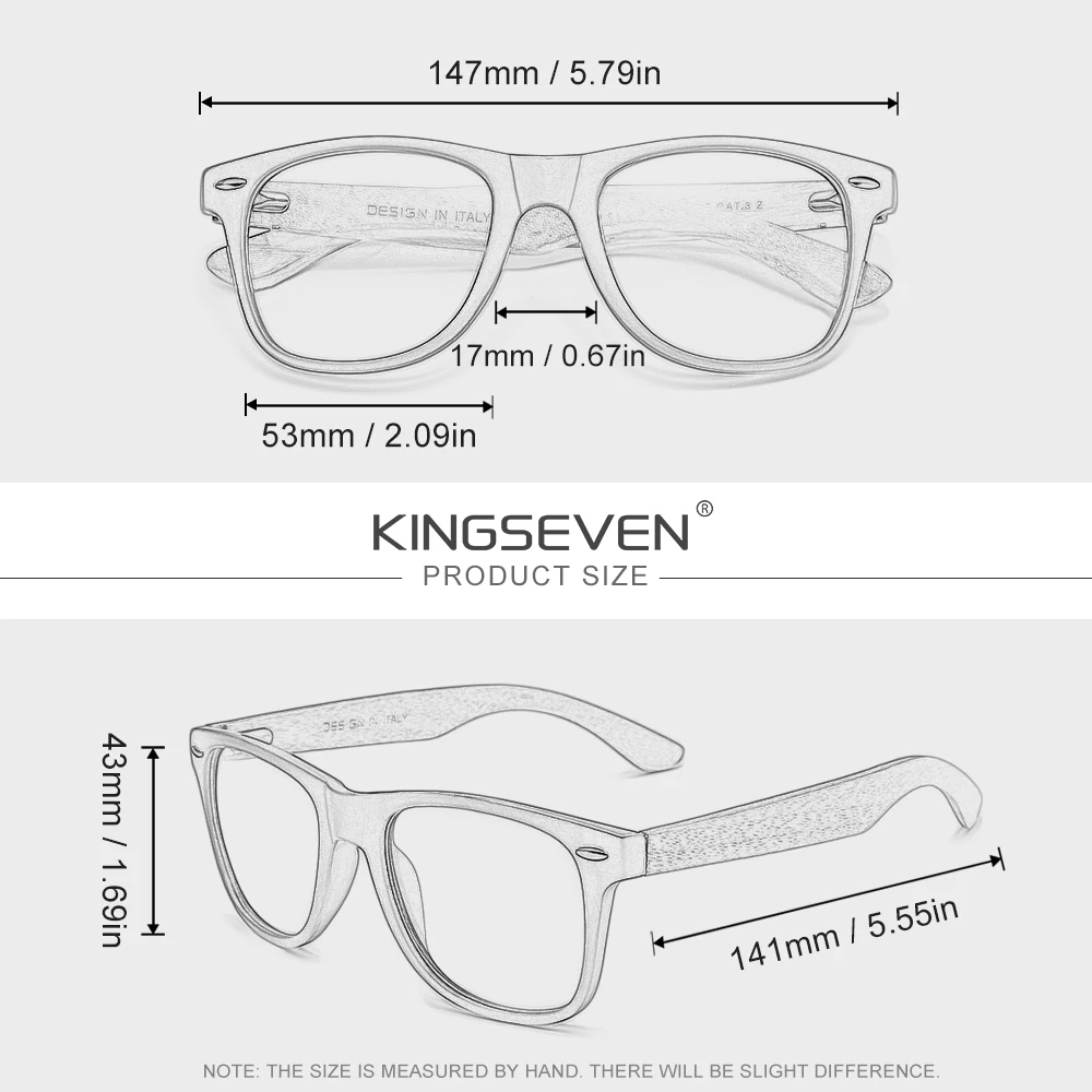 Gafas de Madera Clásicas KINGS - Gaming Glasses Blue reseña y precio