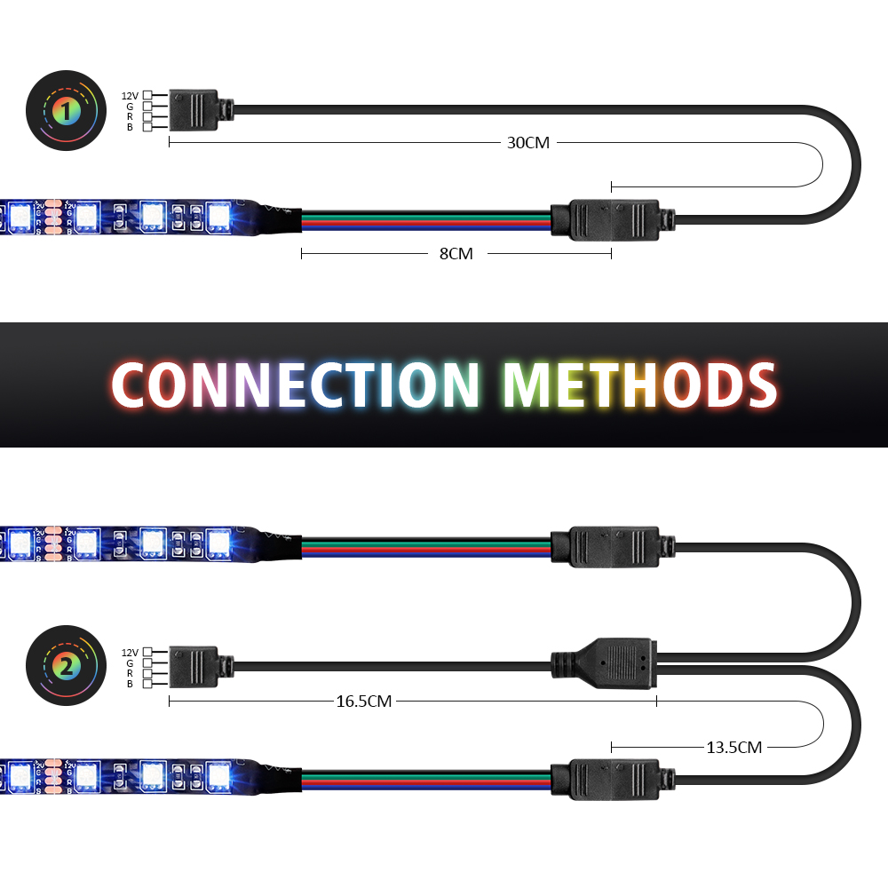 Tira de luces LED RGB para jue - Esports Gaming Splitter reseña y precio