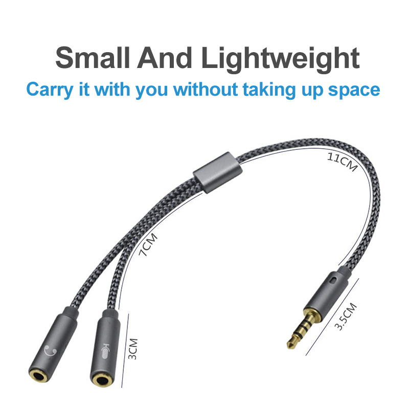Divisor de Auriculares de 3.5m - Esports Gaming Splitter reseña y precio