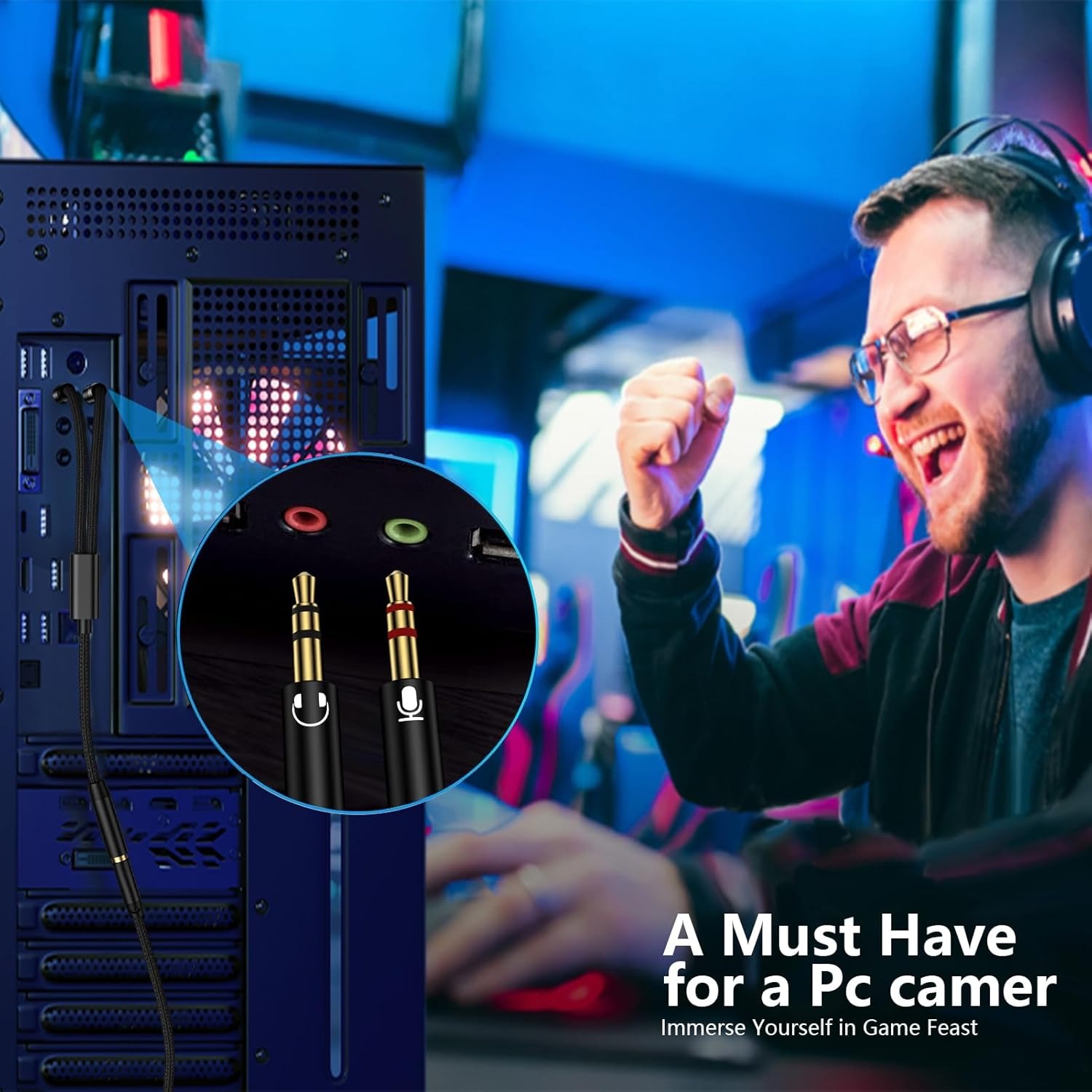 Divisor de Micrófono y Auricul - Esports Gaming Splitter reseña y precio