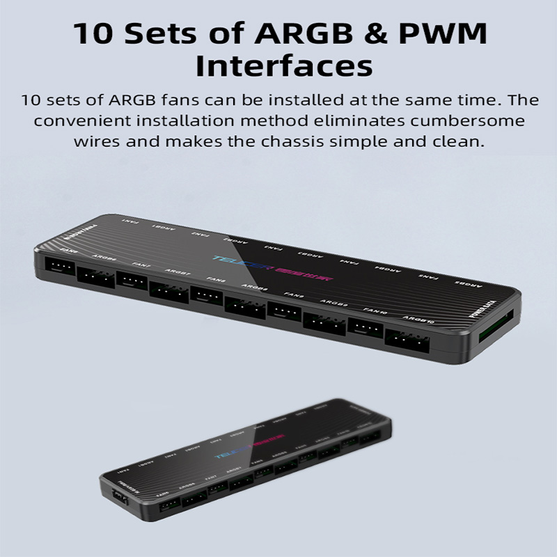 Hub de Ventiladores ARGB PWM L - Esports Gaming Splitter reseña y precio