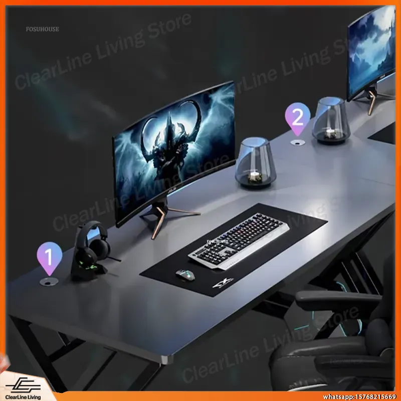 Escritorio Doble para Computad - Esports Gaming School reseña y precio